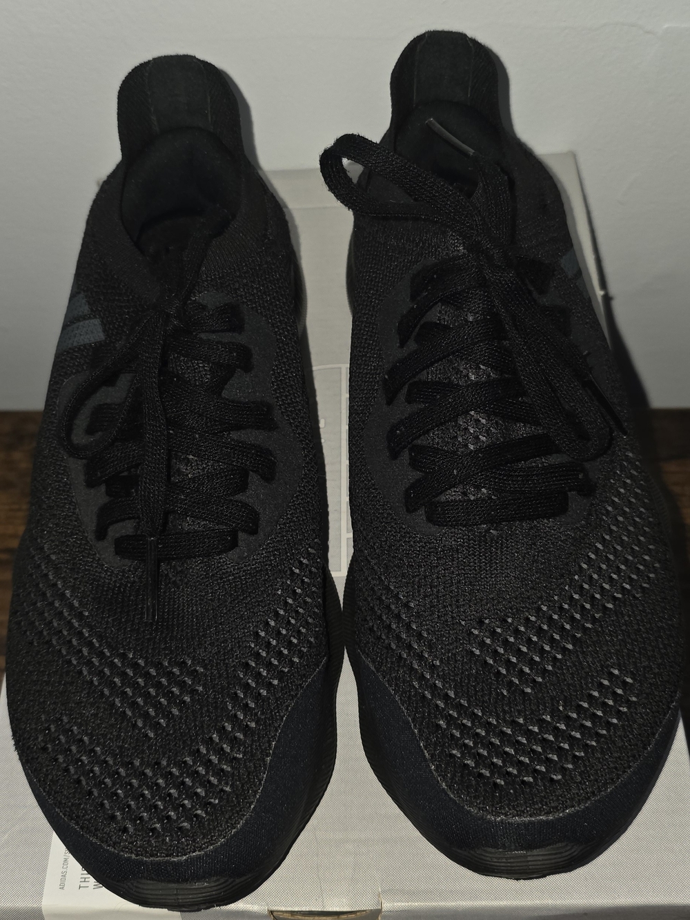 Women's Black Knit Athletic Sneakers